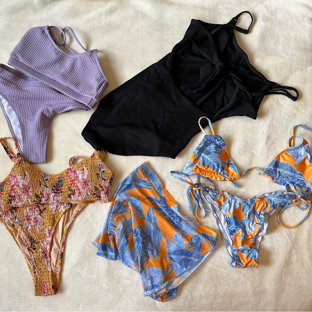 Variety of swimsuits
